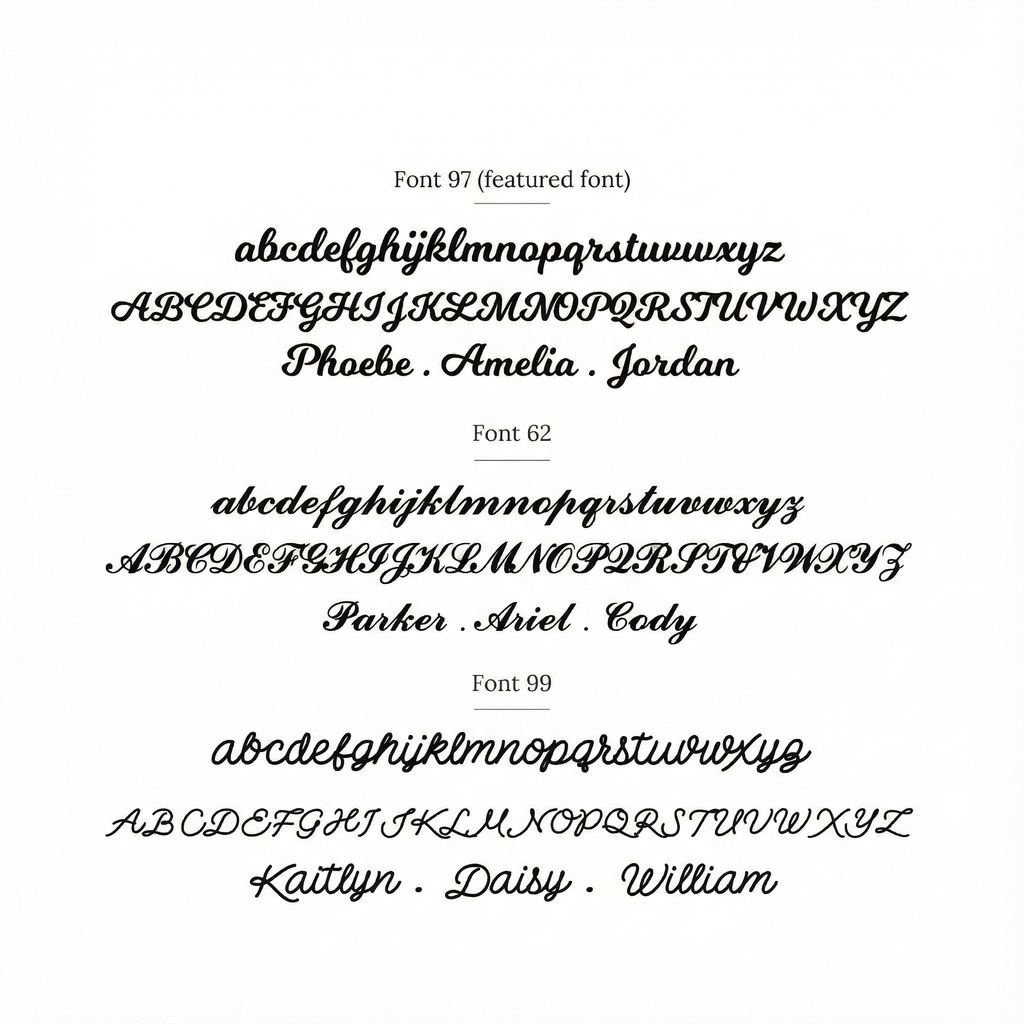 Dream Script Name Necklace