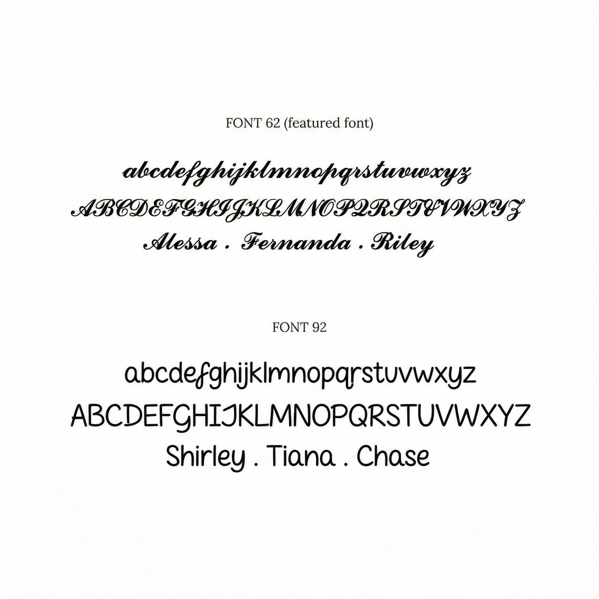 Carrie Box Chain Multiple Name Necklace