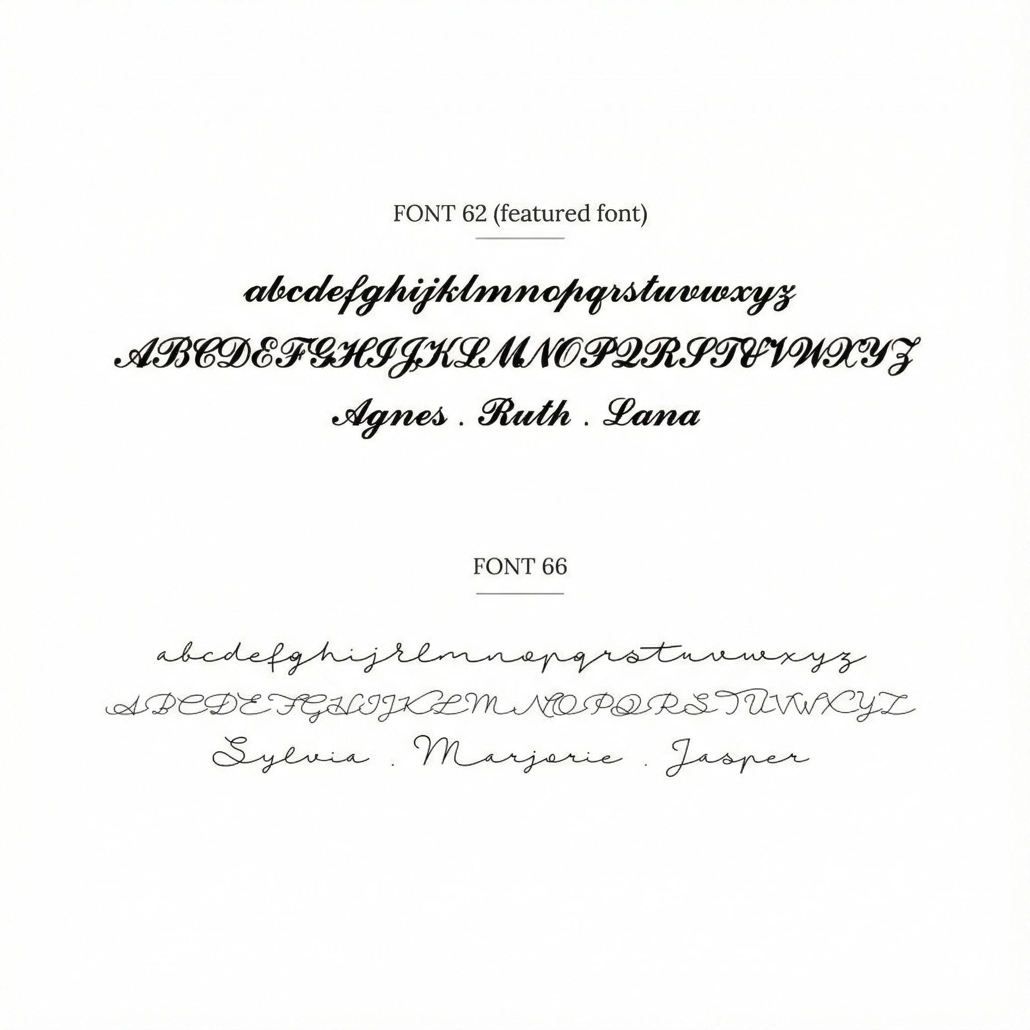 Carrie Name Necklace