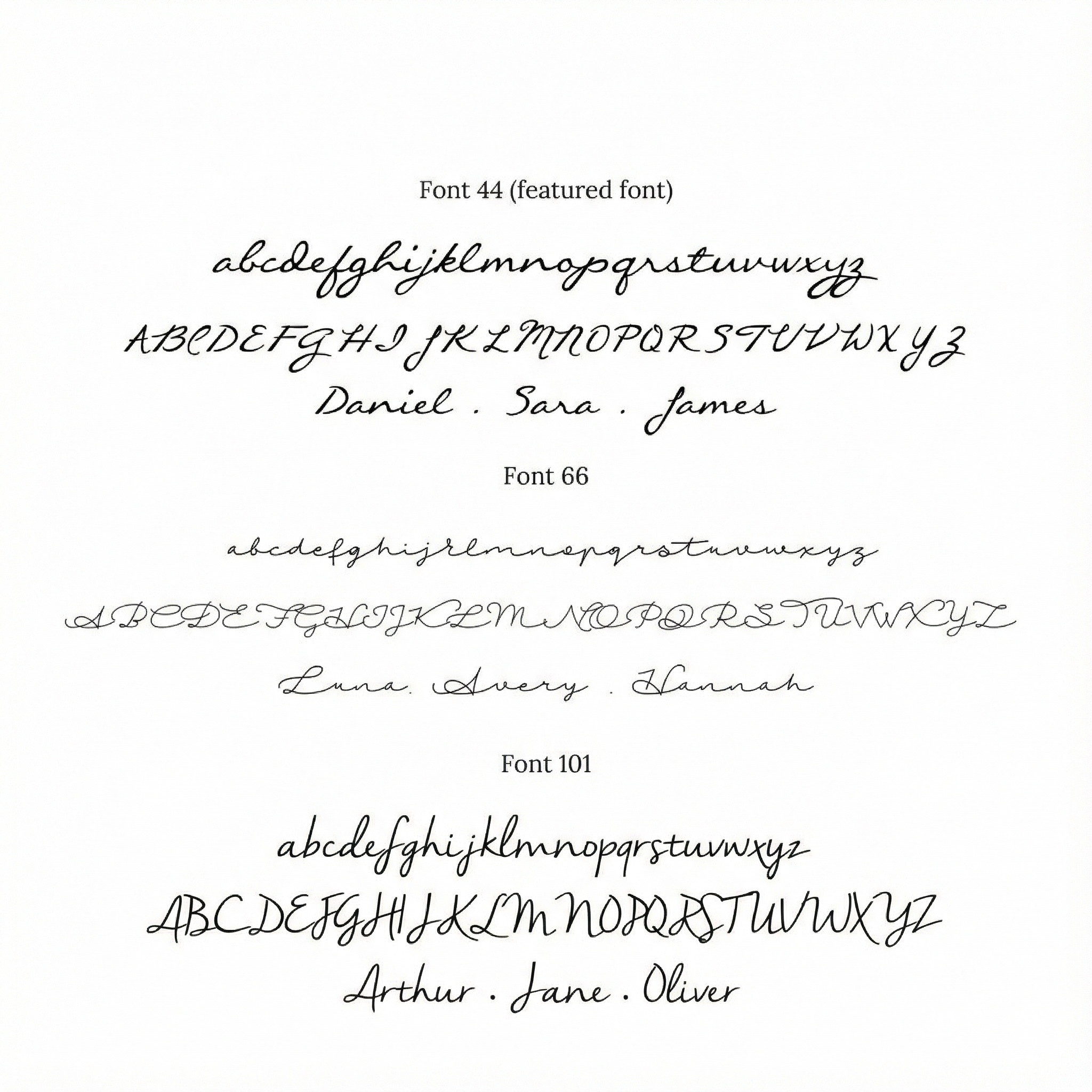 Callie Name Necklace