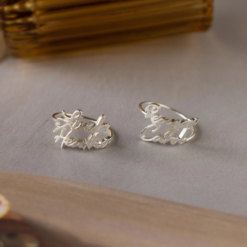 Grace Duo Name Ring