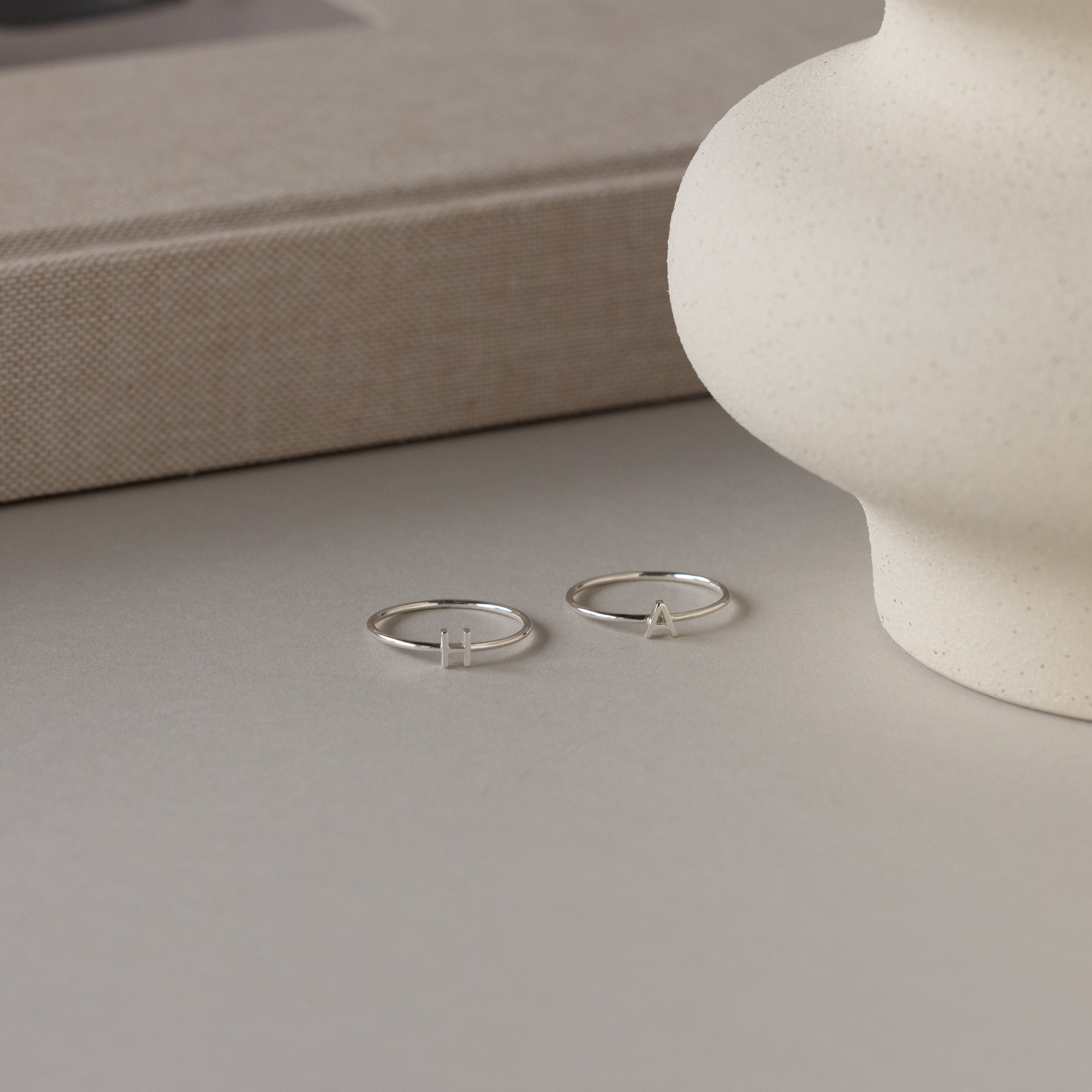 Alex Dainty Letter Ring