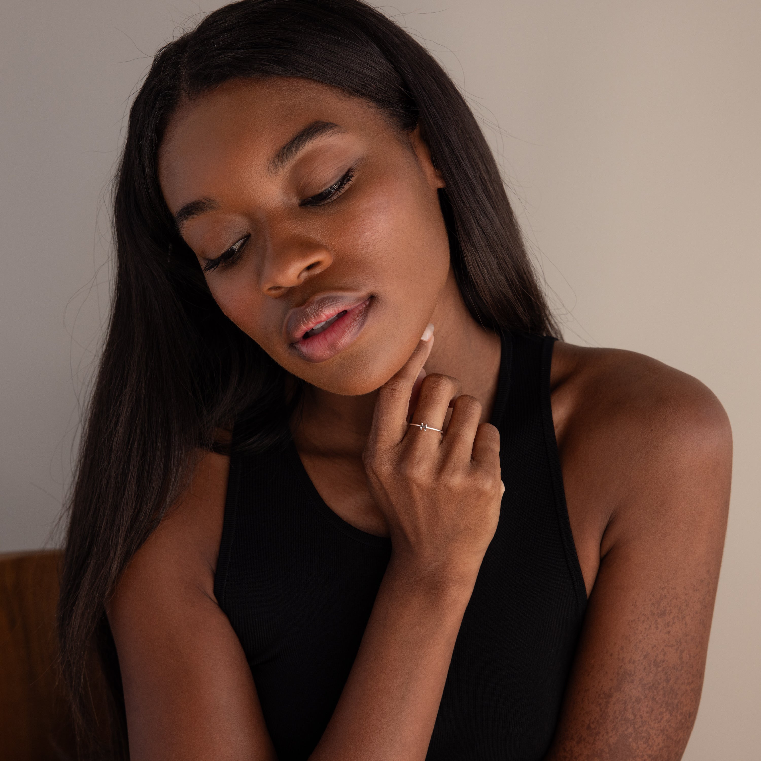 Alex Dainty Letter Ring