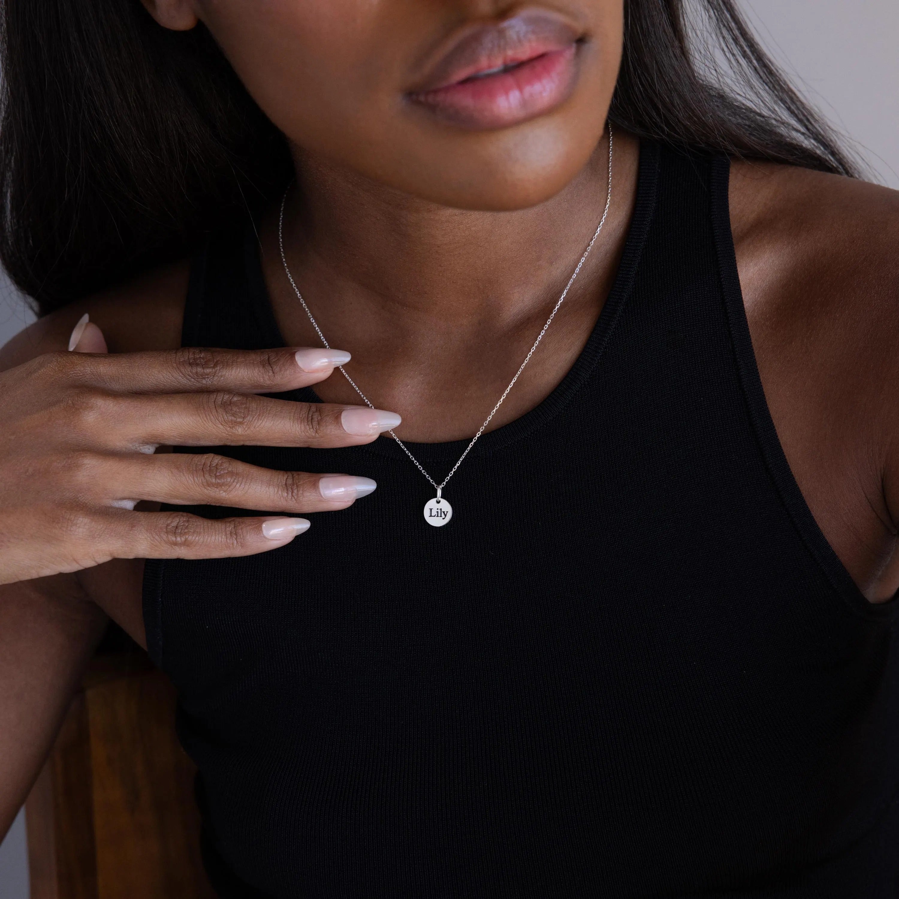 Multi-Tag Disc Necklace