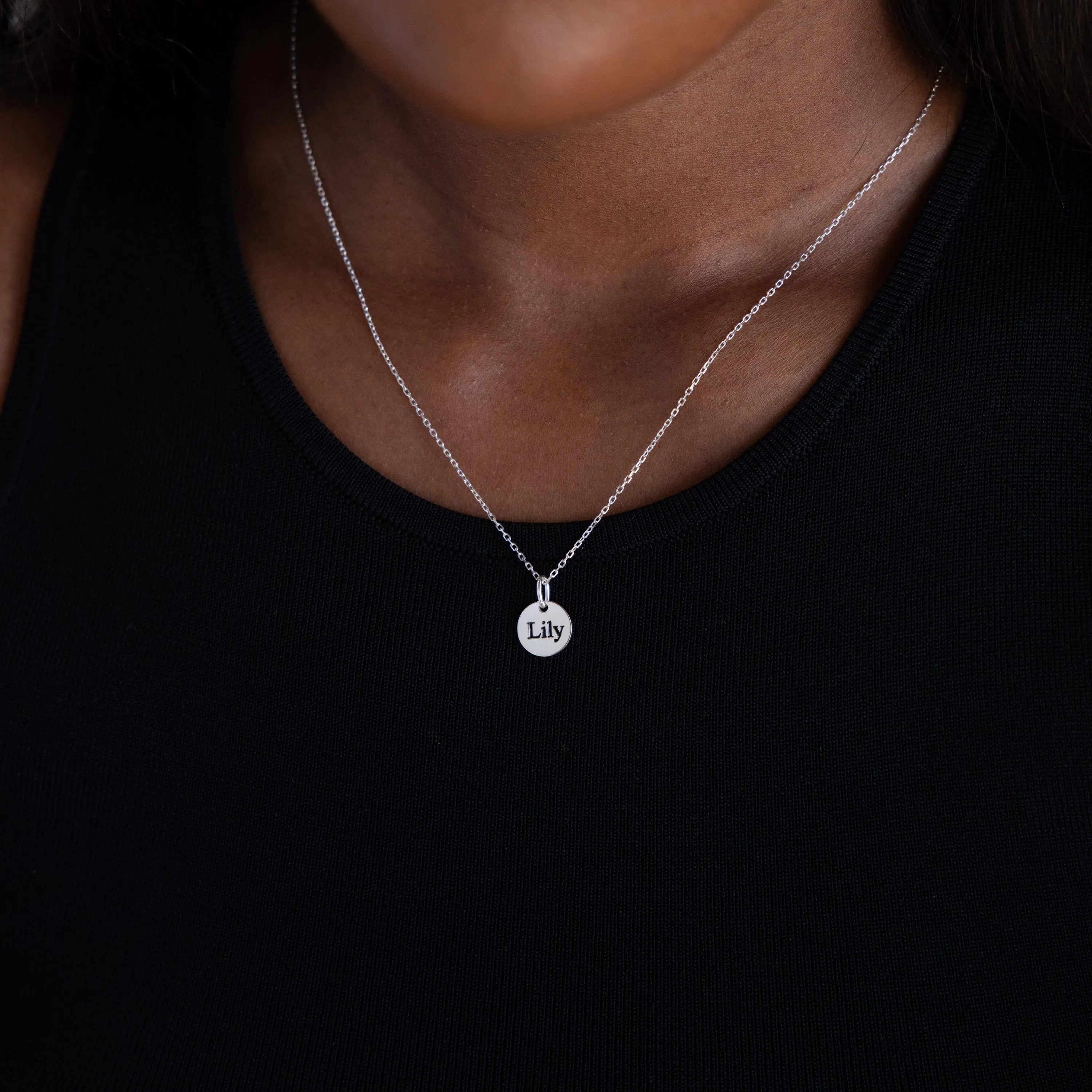 Multi-Tag Disc Necklace