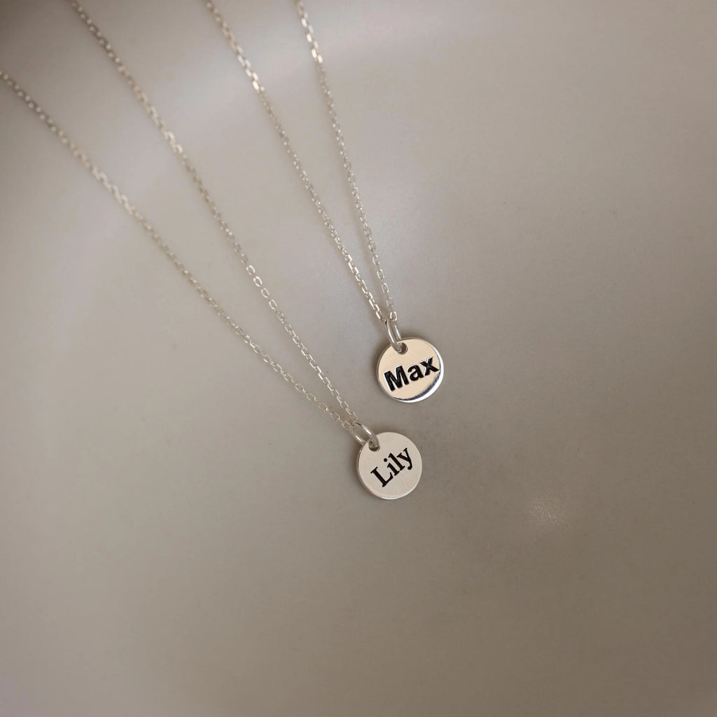 Multi-Tag Disc Necklace