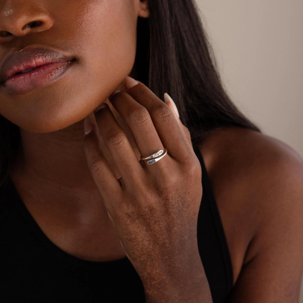 London Wrap Name Ring