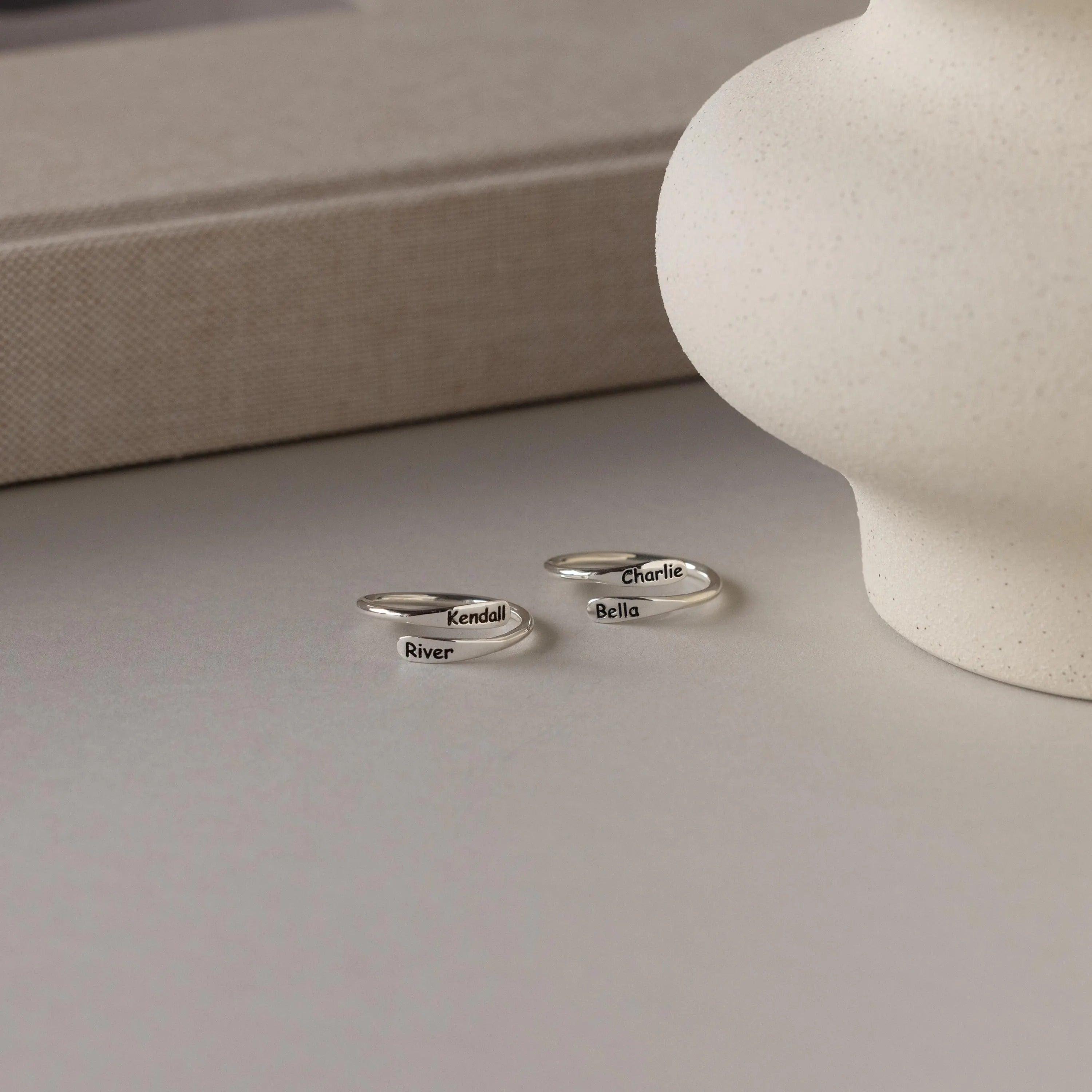 London Wrap Name Ring