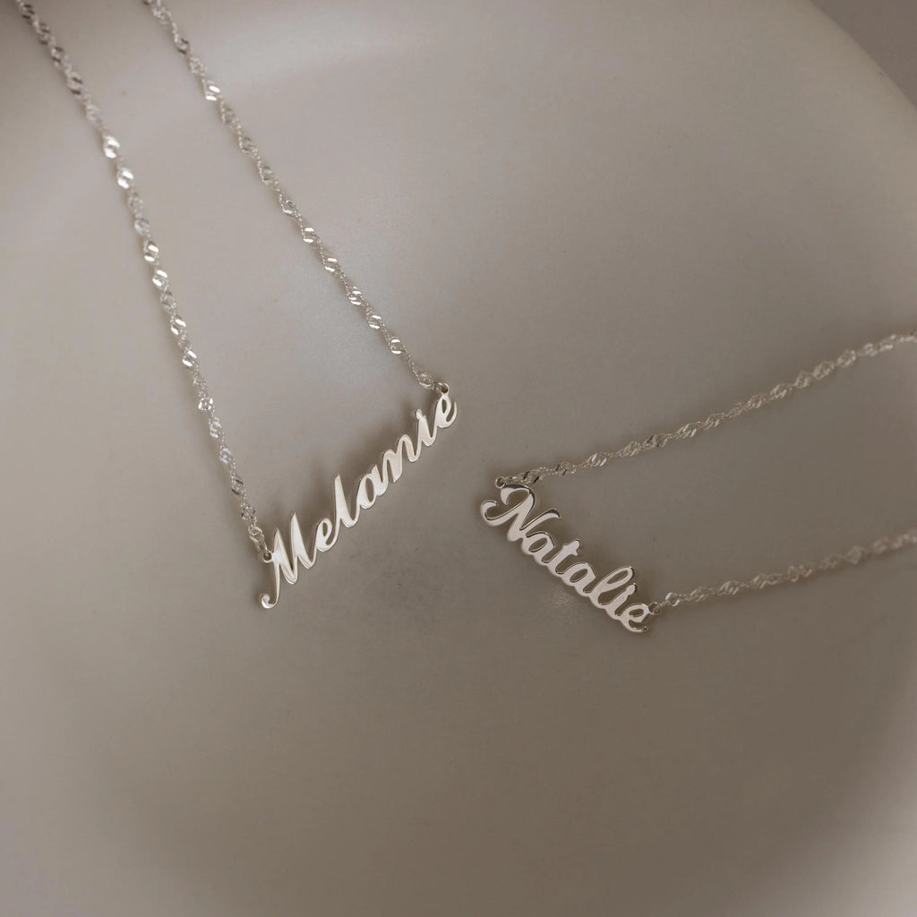 Dream Script Name Necklace
