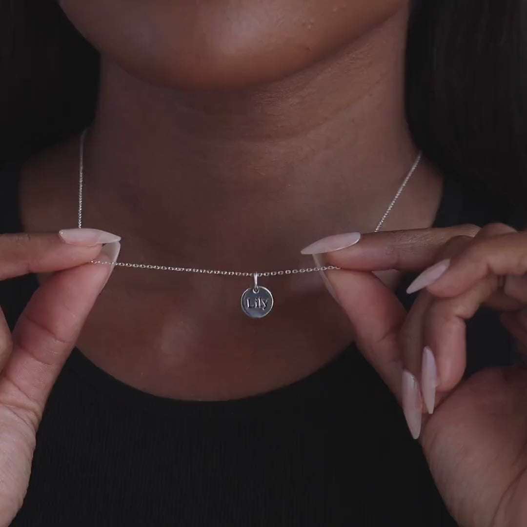 Multi-Tag Disc Necklace