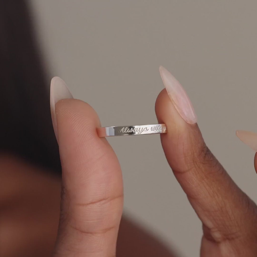 Ann Thin Message Ring